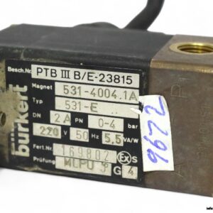 burkert-531-E-solenoid-valve-(Used)-1
