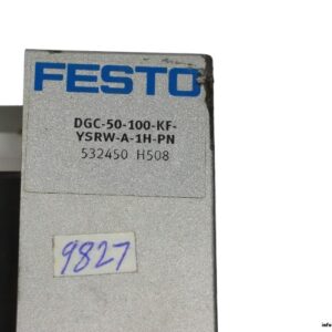 festo-DGC-50-100-KF-YSRW-A-1H-PN-linear-actuator-drive-(Used)-2