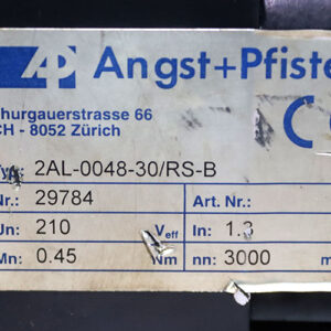 angst-Pfister-2AL-0048-30-RS-B-servo-motor(used)-2