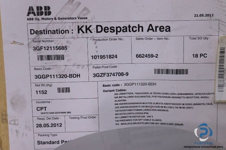 abb-M3BA-112-MB-2-3GBA111322-BDB-3-phase-electric-motor(new)-3