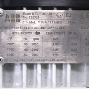 abb-M3BA-112-MB-2-3GBA111322-BDB-3-phase-electric-motor(new)-4