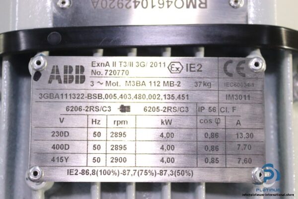 abb-M3BA-112-MB-2-3GBA111322-BSB-3-phase-electric-motor(new)-4