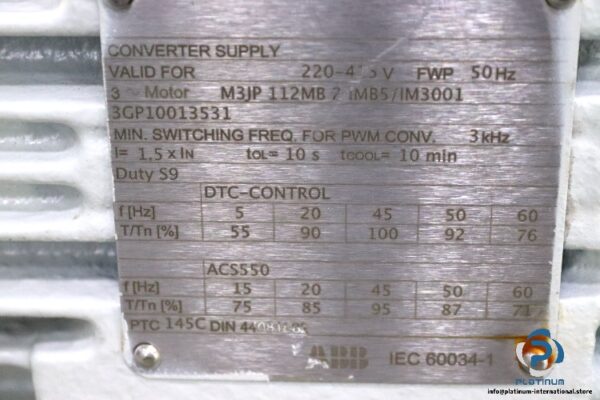 abb-M3JP112MB2-3-phase-electric-motor(used)-2