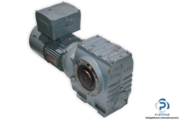 sew-SA77-DT90L4BMGHRTFMSWCK0RR2A-helical-worm-gearmotor(used)-5