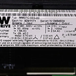 sew-KA47TDT80N4BMGHRTHMM07-helical-worm-gearmotor(used)-2