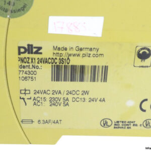 pilz-PNOZ-X1-24VACDC-3S10-safety-relay-(used)-1