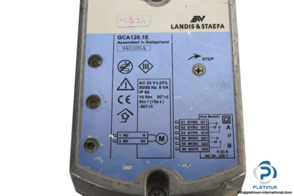 landis-&-staefa-GCA126.1E-rotary-air-damper-actuator-(used)-1