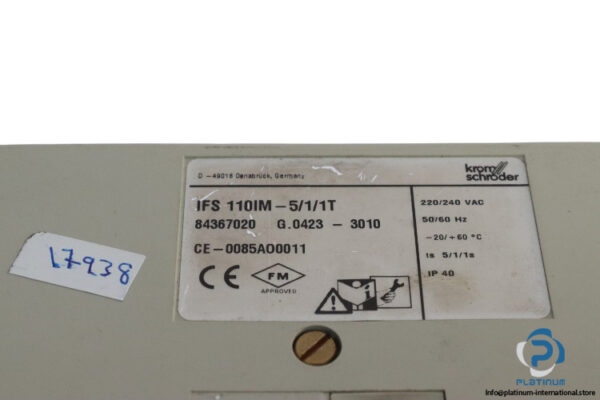 kromschroder-IFS-110IM-5_1_1T-automatic-burner-control-(used)-1