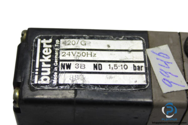 burkert-420_G-solenoid-valve-used-1