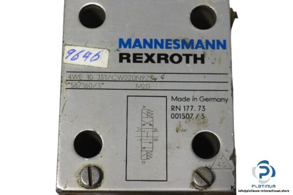 rexroth-4WE-10-J31_CW220N9Z5L-4-direct-operated-directional-spool-valve-(Used)-2