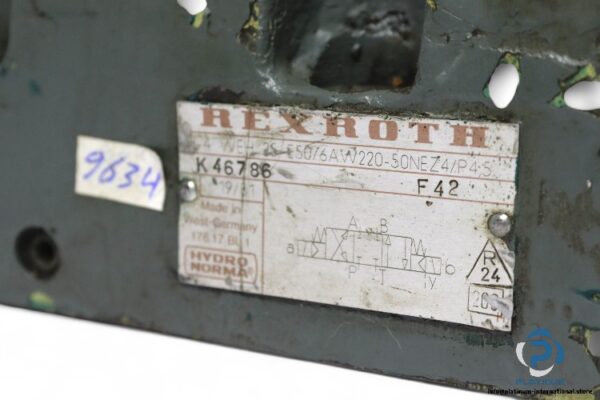 rexroth-4-WEH-25-E50_6AW220-50NEZ4_P45-pilot-operated-directional-valve-(Used)-1