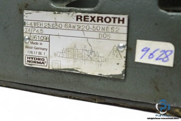 rexroth-H-4WEH25G506AW220-50NES2-directional-control-valve-(Used)-1