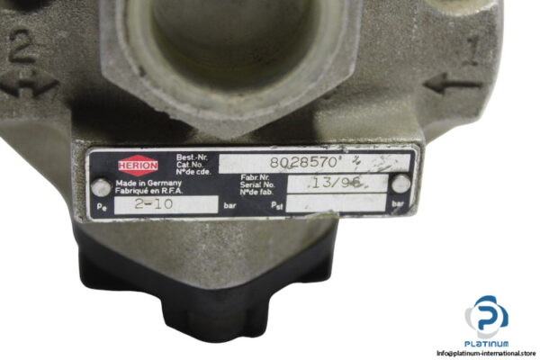 herion-8028570-indirect-solenoid-actuated-poppet-valve-(Used)-3