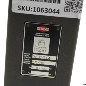 herion-2632314-single-solenoid-valve-with-coil-(Used)-2