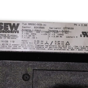 sew-R37-DT71D4-BMG-MM05-AVSK-helical-gearmotor(used)-4