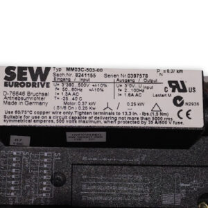 sew-FA37-G-DT71D4-BMG-HR-MM05-parallel-shaft-helical-gearmotor(used)-3