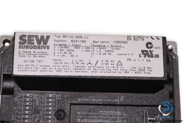 sew-KA37-DT90S4-MM11-BW1-Bevel-helical-gearmotor(used)-5