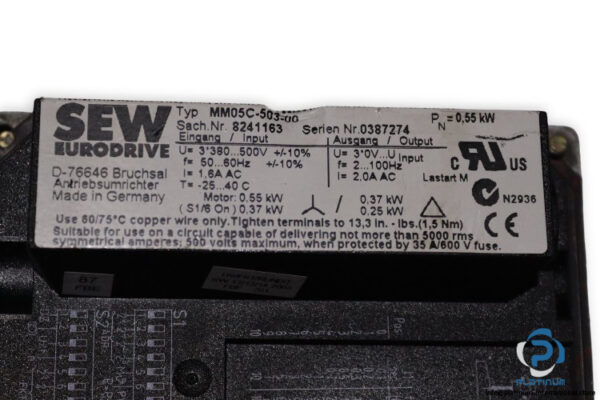 sew-FA47-G-DT80K4-BMG-HR-TH-helical-gearmotor(used)-4