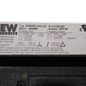 sew-WF30-DT80K4-MM05-BW1-RC1A-AZSK-spiroplan-gearmotor(used)-5