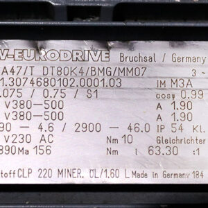 sew-KA47TDT80K4BMGMM07-helical-gearmotor(used)-2