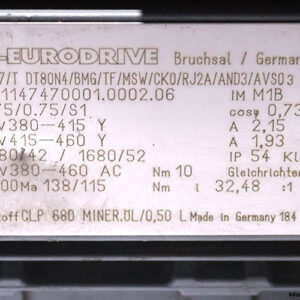 sew-SA57TDT80N4BMGTFMSWCK0RJ2AAND3AVS0-gearmotor(used)-2