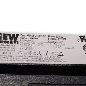 sew-KH47TDT80K4BMGMM05AVSK-helical-gearmotor(used)-2