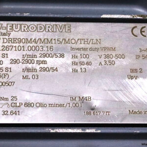 sew-SA47TDRE90M4MM15MOTHLN-helical-gearmotor(used)-5