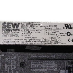 sew-SF37DT71D4MM05BW1-helical-worm-gearmotor(used)-4