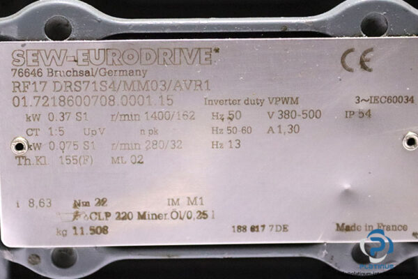 sew-RF17DRS71S4MM03AVR1-helical-gearmotor(used)-2