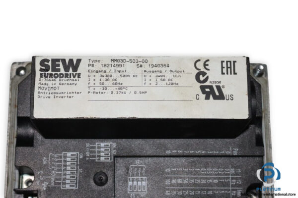 sew-RF17DRS71S4MM03AVR1-helical-gearmotor(used)-4