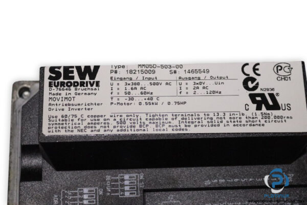 sew-hs41-drs1m4be1-mm05-ama6-gear-motor-used-5