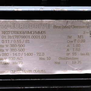 sew-RF27DT80K4BMGMM05-helical-gearmotor(used)-4