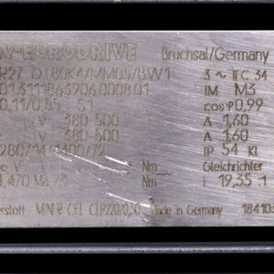 sew-R27DT80K4MM05BW1-helical-gearmotor(used)-1