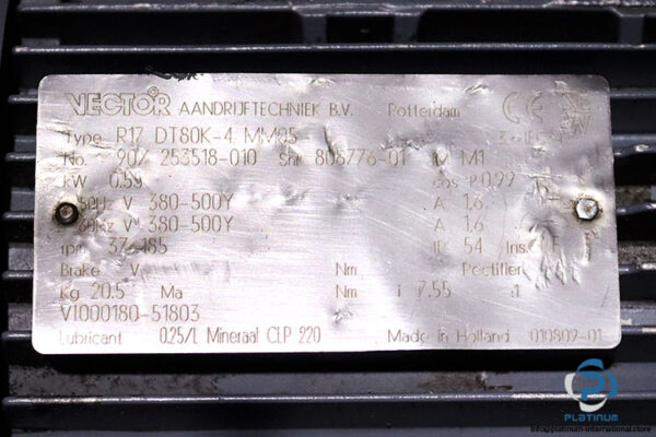 sew-R17DT80K-4MM05-helical-gearmotor(used)-1