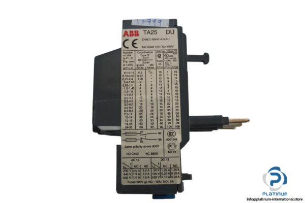 abb-TA25-DU-thermal-overload-relay-(used)-2