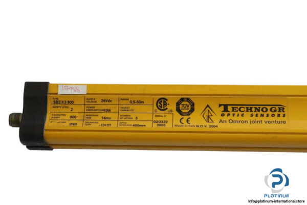 techno-SB2-K3-800-safety-light-curtain-(used)-1