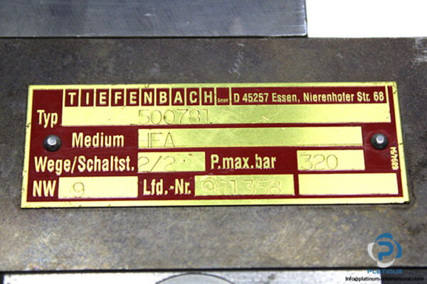 tiefenbach-IE5-electromagnetic-control-valve-used-2