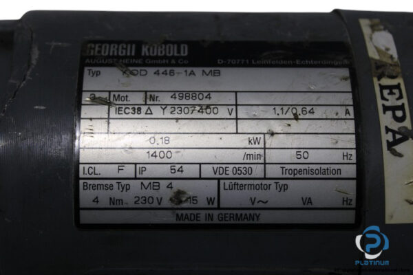 georgii-kobold-KOD446-1AMB-brake-motor(used)-2