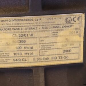 mapro-CL22-01VL-side-channel-blower(used)-2