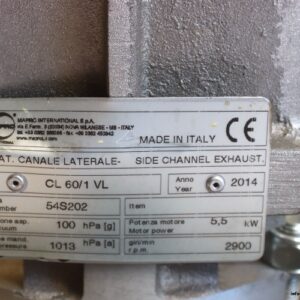 mapro-CL60-1VL-side-channel-blower(used)-2