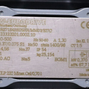 sew-R47-DRS71S4BE05HRMM03EI7C-helical-gearmotor(used)-4