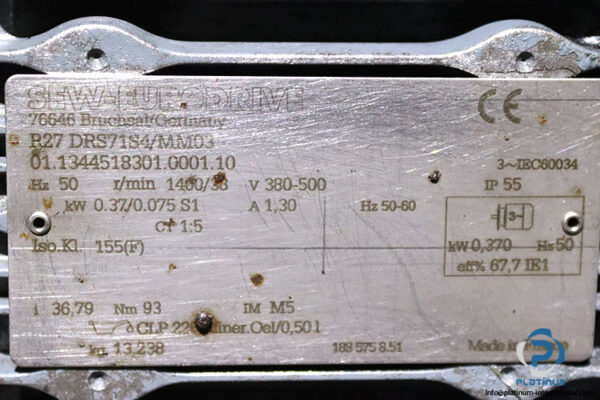 sew-R27-DRS71S4MM03-01.1344518301.0001.10-helical-gearmotor(used)-4