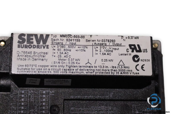 sew-KA37TDT71D4MM03BW1-01.3074875301.0002.03-helical-gearmotor(used)-3