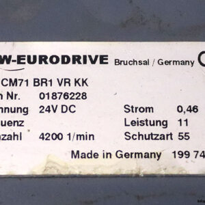 sew-R67CM71SBRTFVRRH1LKK-permanent-magnet-motor(used)-2