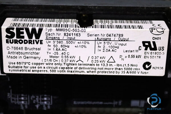 sew-R47-DT80N4MM07BW101.3077698202.0001.03-HELICAL-gearmotor(used)-4