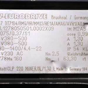 sew-K47DT71D4BMGHRMM03RE1AAMA6AVR1AX-helical-gearmotor(used)-2