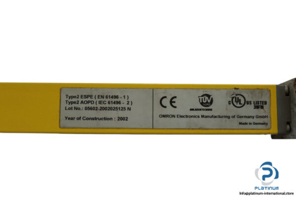 omron-F3S-B542P-L-safety-light-curtain-(used)-2