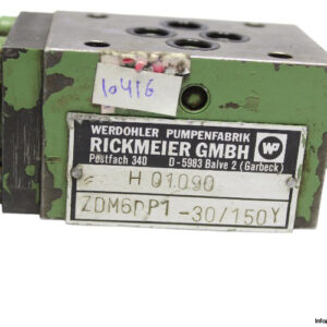 werdohler-rickmeier-ZDM6DP1-30_150Y-pressure-relief-valve-(Used)-1