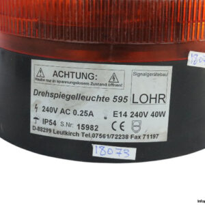lohr-DREHSPIEGELLEUCHTE-595-rotating-mirror-beacon-(used)-2