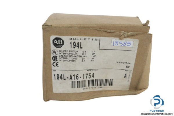 allen-bradley-194-L-A16-1754-load-switch-base-mount-(new)-1